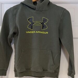 Under Armour Olive Hoodie with Logo